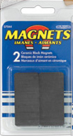 Heavy Duty Magnets–Blocks–3/8”x7/8”x1 7/8”–Pack/2