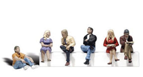 People Sitting - HO Scale