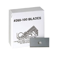 Logan Graphic Products Mat Cutter Blades No. 269 Pack Of 100