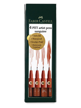 Faber-Castell Pitt Artist Pen - Sanguine - Set of 4