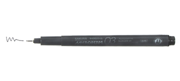 Sakura Microperm 03 Pen 0.35mm - Black