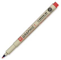 Sakura Pigma Graphic Pen 1.00mm - Red