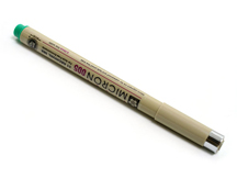 Sakura Pigma Micron 01 Pen 0.25mm - Green