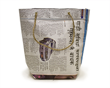 Graeham Owens Handmade Nepalese Newspaper Gift Bag