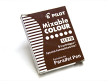 Pilot Parallel Pen Ink Cartridge - Sepia