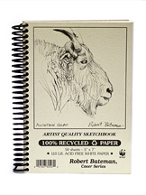 Robert Bateman 100% Recycled Sketch Book - 5x7