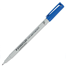 Staedtler Lumocolor Non-Permanent Blue - S