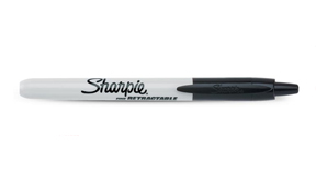 Sharpie Retractable Permanent Marker Fine - Black
