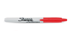 Sharpie Retractable Permanent Marker Fine - Red