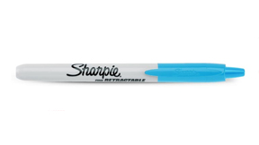 Sharpie Retractable Permanent Marker Fine - Turquo