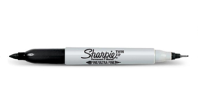 Sharpie Permanent Marker Twin Tip - Black
