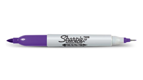 Sharpie Permanent Marker Twin Tip - Purple