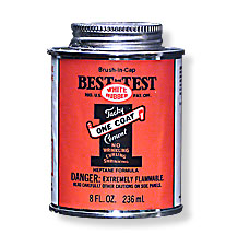 Best-Test One-Coat Rubber Cement 8oz Can