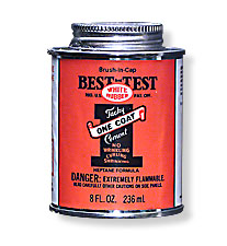 Best-Test Rubber Cement Brush-In-Cap-4Oz