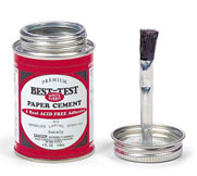 Best-Test Rubber Cement Brush-In-Cap-4Oz