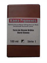 Kama Encaustic 100ml Burnt Sienna