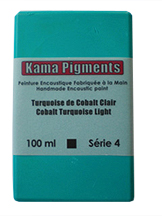 Kama Encaustic 100ml Cobalt Turquoise Light