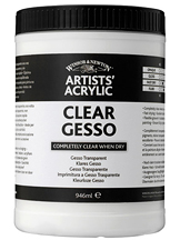 Winsor & Newton Artists Clear Gesso 32oz