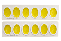 Prang Oval Watercolor 12 Refills Yellow
