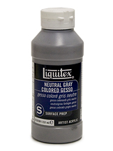 Liquitex Artist Acrylic Neutral Gray Gesso 8oz