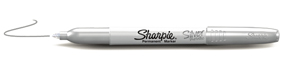 Sharpie Fine Point Permanent Marker –  Metallic Silver