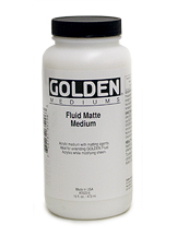 Golden Fluid Matte Medium 16oz
