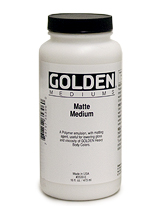 Golden Matte Medium 16oz