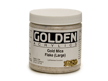 Golden Gold Mica Flakes (Large) 8oz