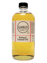 Gamblin Refined Linseed Oil 16oz