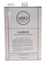 Gamblin Gamsol Odorless Mineral Spirits 128oz