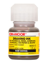 Koh-I-Noor Drawing Ink 1oz Raw Sienna