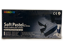 Mungyo Soft Compressed Charcoal Set of 12