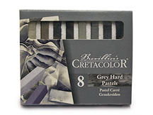 Cretacolor Grey Hard Pastels Set of 8