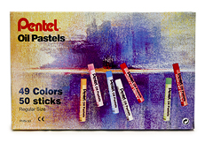 Pentel Oil Pastels Set of 50