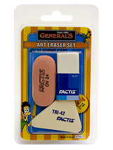 Generals Art Eraser Set of 3