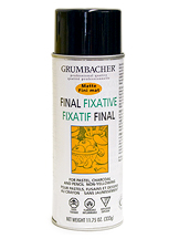 Grumbacher Final Fixative Spray 11.75oz Matte