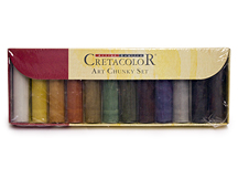 Creatacolor Art Chunky Charcoal Sticks 12-Color Set