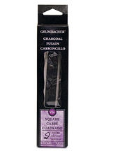 Grumbacher Vine Charcoal Square Stick #16 Box of 2