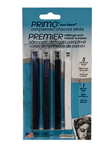 Primo Euro Blend Charcoal Pencil White