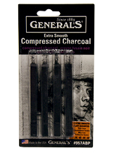 General’s Compressed Charcoal Set of 4