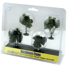 Scene-A-Rama Deciduous Trees Pack of 4