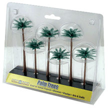 Scene-A-Rama Palm Trees Pack of 6