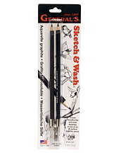 Generals Sketch & Wash Graphite Pencils Set of 2