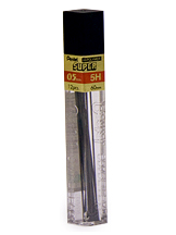 Pentel Super Hi-Polymer Lead 0.5mm 5H x12