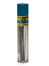 Pentel Super Hi-Polymer Lead 0.7mm B x12