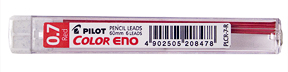 Pilot ENO Color Lead - 0.7mm Red - Pack of 6