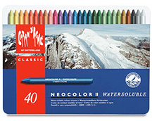 CREATIVE ART MATERIALS Neocolor II 10 Watersoluble Crayon Set-Autumn 2 Sets 