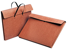 Red Carrying Wallet Portfolio 17x22x2 Handles