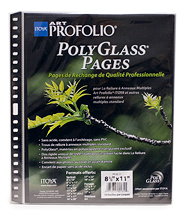Itoya Art Profolio PolyGlass Pages 10/Pack 