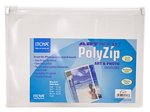 Itoya PolyZip Clear Envelope 5x7